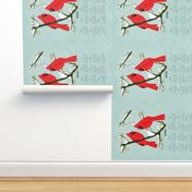 2020 Cardinals Tea Towel Calendar by Andrea Lauren 