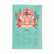 2020 Cuckoo Tea Towel Calendar by Andrea Lauren 