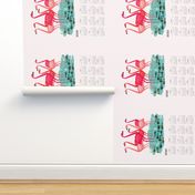 2020 Flamingo Tea Towel Calendar by Andrea Lauren 