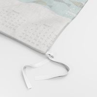 2020 Flamingo Tea Towel Calendar by Andrea Lauren 