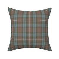 Fraser hunting tartan, 6" greyed weathered