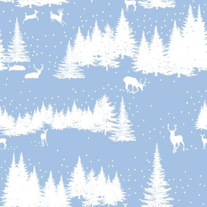 Winter Wald  in blueberry