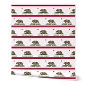 California flag small - 3" x 2"