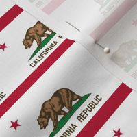 California flag small - 3" x 2"