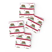 California flag small - 3" x 2"