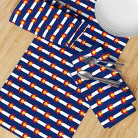 Colorado flag fabric - 2.6 x 1.75