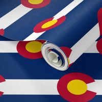 Colorado flag fabric - 2.6 x 1.75