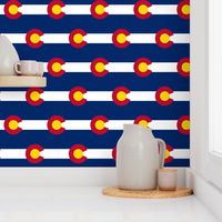 Colorado flag fabric - 2.6 x 1.75