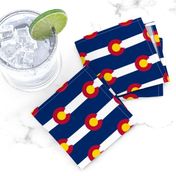 Colorado flag fabric - 2.6 x 1.75