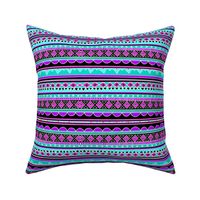 Blue and Purple Tribal
