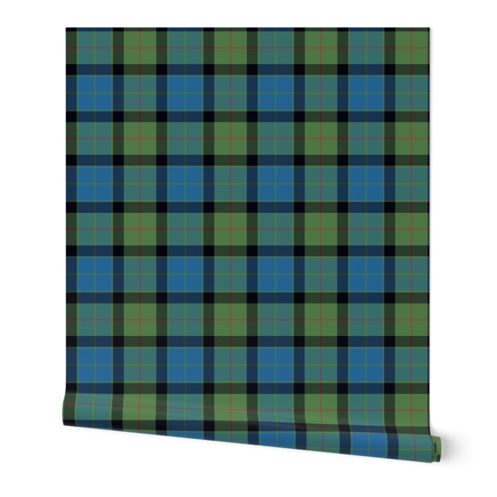 Gunn tartan c. 1810, 6" greyed