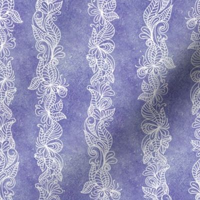 lacy lavender doodle stripe