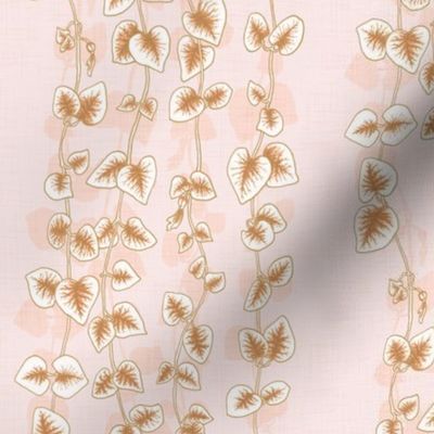 String of Hearts Vine Soft Peach // standard