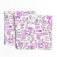 makeup // purple beauty fashion makeup girly print in pastel colors