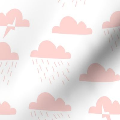 Rain Clouds - Rose Pink by Andrea Lauren 