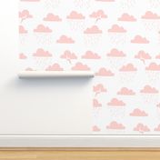 Rain Clouds - Rose Pink by Andrea Lauren 