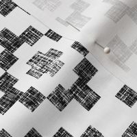 Black on white weave geometric West by Southwest by Su_G_©SuSchaefer