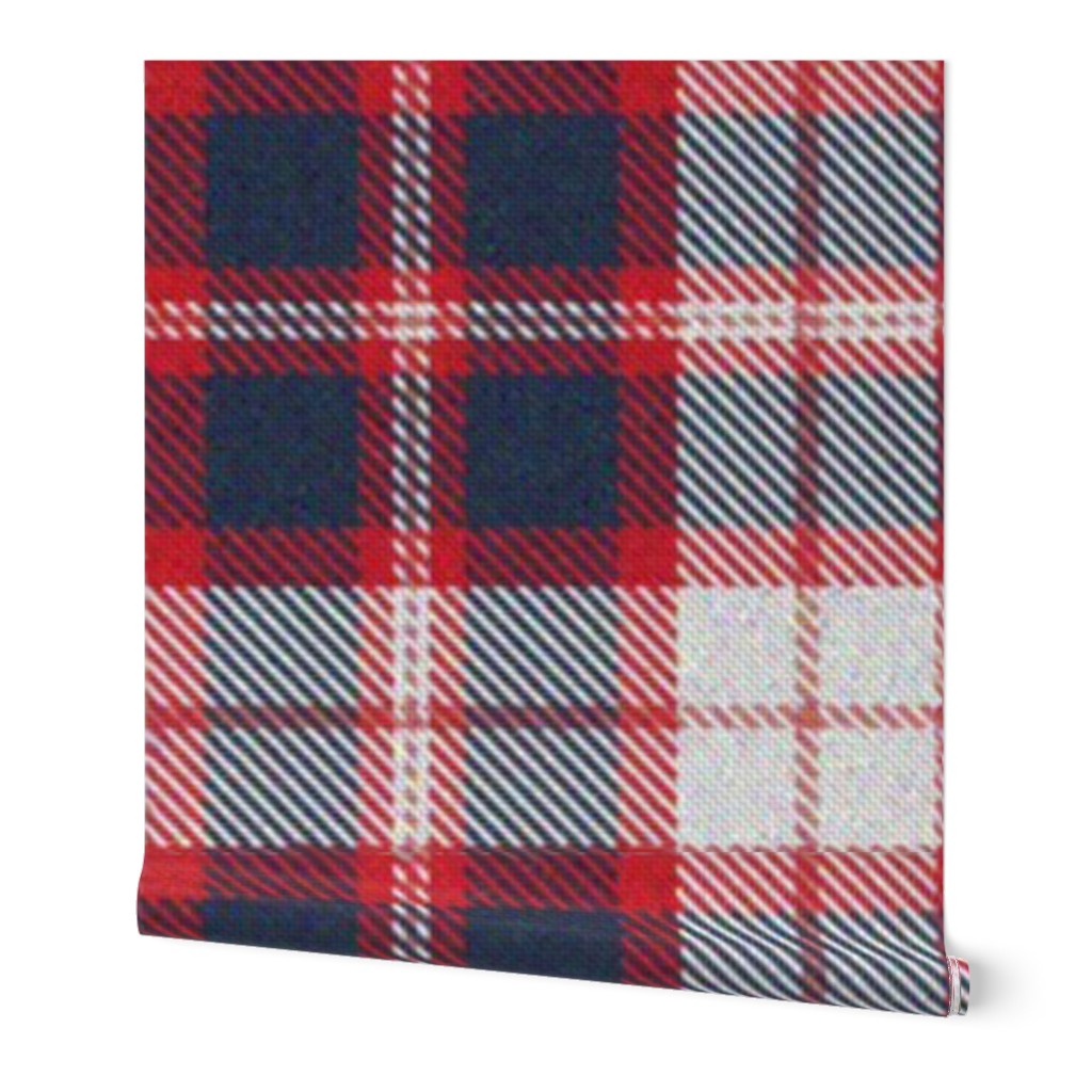 Red, White and Blue Plaid 2