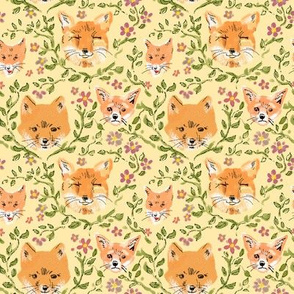 Foxes and Flowers 2