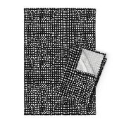 Weave - Black and White Simple Minimal Grid by Andrea Lauren