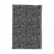 Weave - Black and White Simple Minimal Grid by Andrea Lauren