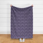 Skull Damask Purple