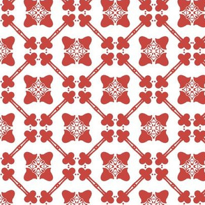 Crimson Flower Grid