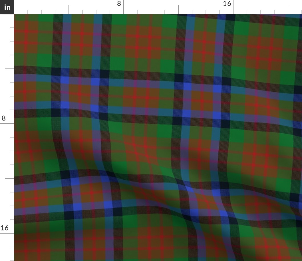 MacDuff 1906 hunting tartan, 8"