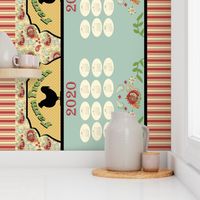 Farm Fresh Tea Towel 2020_calendar_horizonal