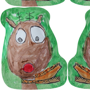 Nathan's Reindeer Pillow