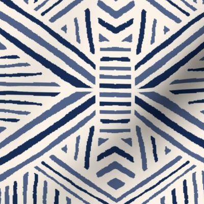 Tribal Geometric Navy