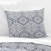 Tribal Geometric Navy