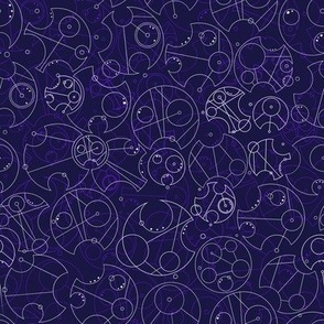 Circular Gallifreyan Blue