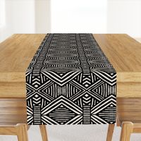 Tribal Geometric BW