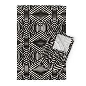 Tribal Geometric BW