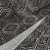 Tribal Geometric BW