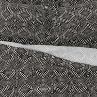 Tribal Geometric BW