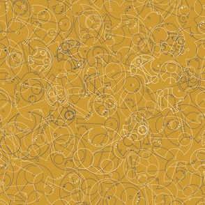 Circular Gallifreyan Yellow