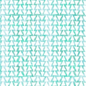 Geometric Green Teal Triangles