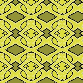 Light Green and Dark Green Abstract Weave