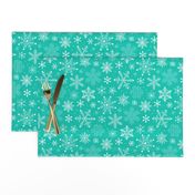 Snowflakes Christmas Holiday Mint