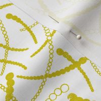 Microbial - Geometric Dot White & Citron Green