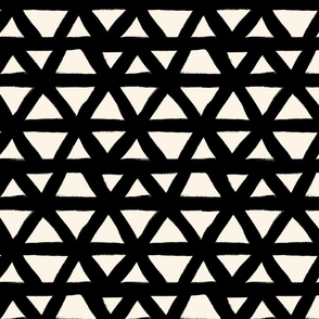 Black and White Triangle Geometric