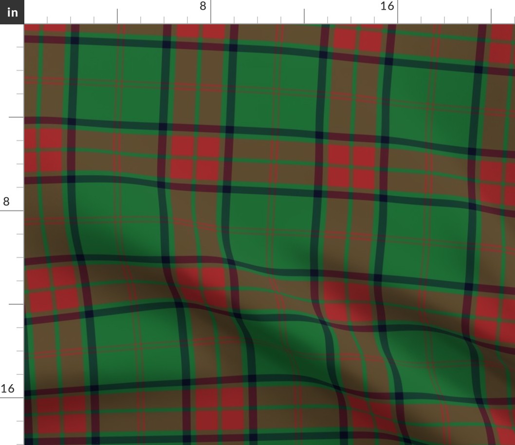 Maxwell hunting tartan, 6"