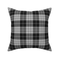 MacLeod 1906 black and grey / MacLeod mourning tartan, 4"