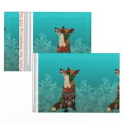 ice floral fox drawstring gift bag kit