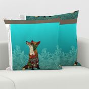 ice floral fox drawstring gift bag kit