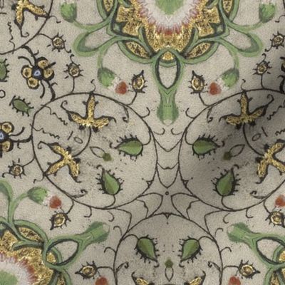 Medieval Kaleidoscope 1 - Vines and Buds