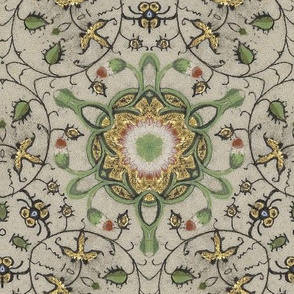 Medieval Kaleidoscope 1 - Vines and Buds