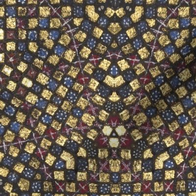  Medieval Kaleidoscope 2 - Golden Squares